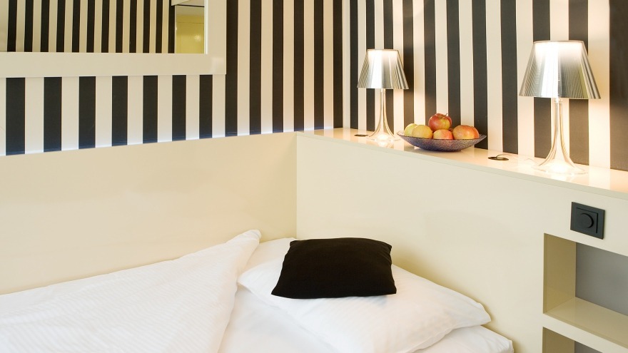 Einzelzimmer im Haus St. Georg Einzelzimmer im relexa hotel Bellevue Hamburg